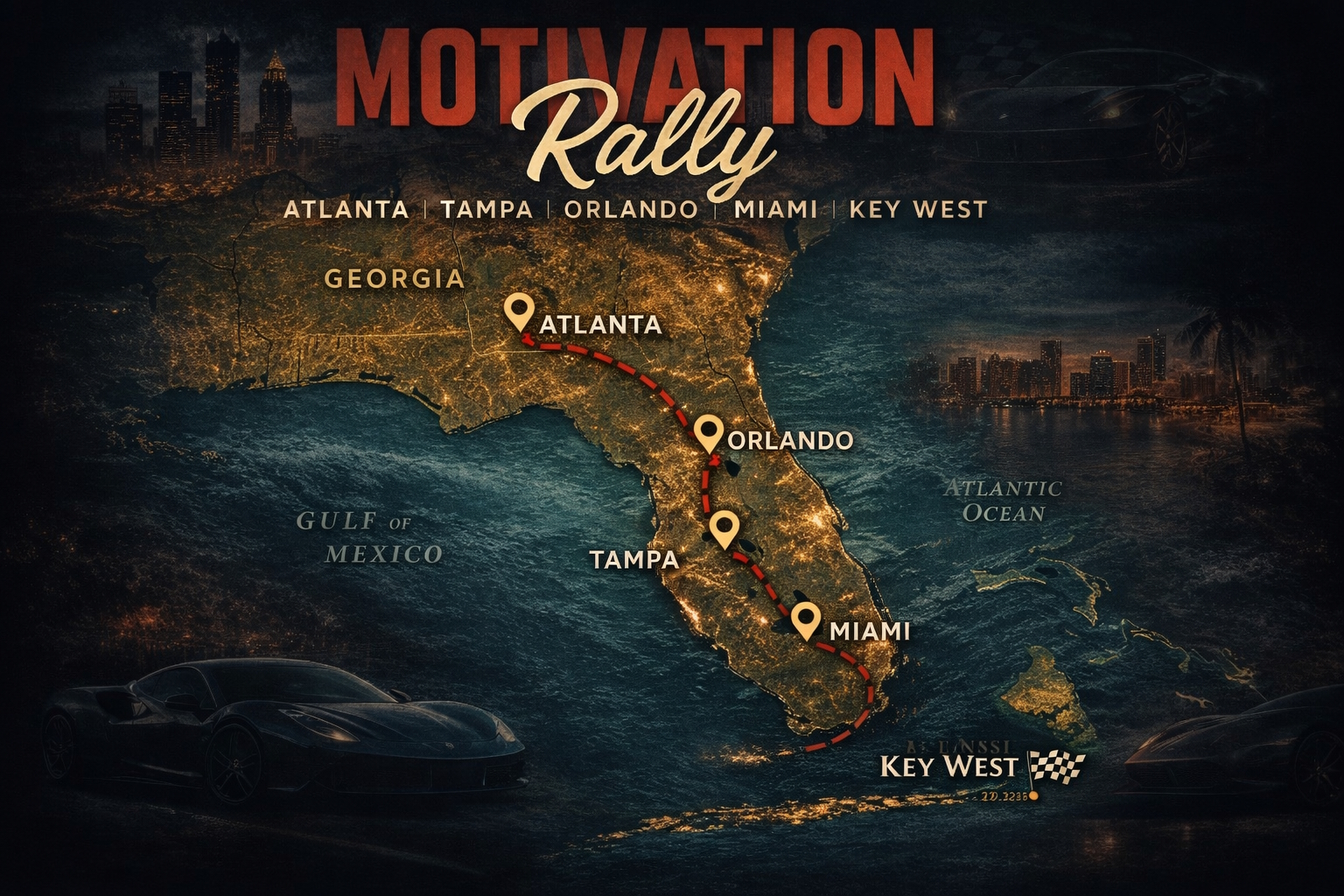 Motivation Rally 2026 - Atlanta to Key West